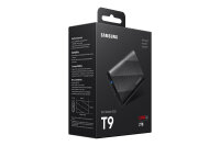 SSD    2TB Samsung Portable SSD T9 USB3.2 Gen.2x2 black retail