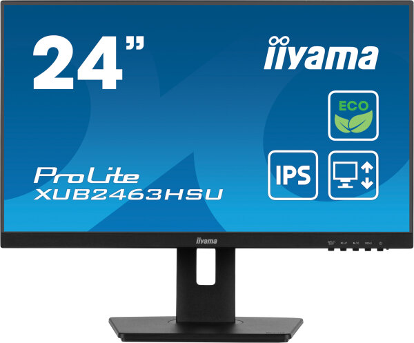 IIYAMA 60.5cm (24")   XUB2463HSU-B1 16:10 HDMI+DP+USB IPS Li retail