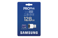 SD MicroSD Card 128GB Samsung SDXC PRO Plus (2023) Reader retail