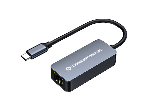 CONCEPTRONIC Adapter USB-C3.2->2.5GbE WoL      5Gbs 0.14m sw