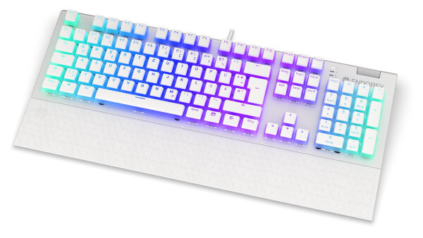 Endorfy Omnis Pudding Onyx White PBT ARGB Kailh RED USB Gaming Keyboard