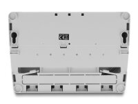 DELOCK Mini Desktop Patchpanel 6 Port Cat.6A grau