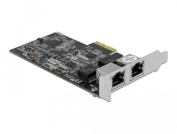 DELOCK PCI Express x2 Karte auf 2 x RJ45 2,5 Gigabit