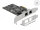 DELOCK PCI Express x2 Karte auf 2 x RJ45 2,5 Gigabit