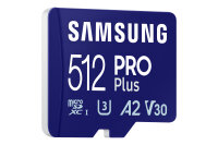 SD MicroSD Card 512GB Samsung SDXC PRO Plus (2023)(CL10) retail
