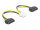 DELOCK Stromkabel 2 x SATA 15 Pin Stecker zu 8 Pin EPS Stec