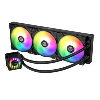 Enermax Liqmaxflo 420 ARGB CPU Wasserkühlung AM5 / LGA1700 LED-Steuerung 4x 120mm Lüfter  420mm