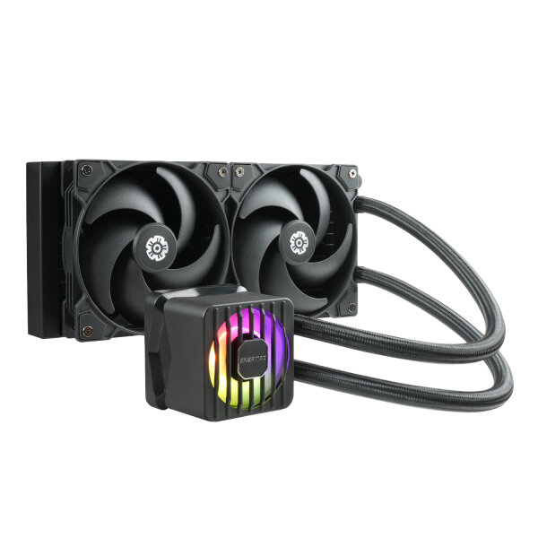 Enermax Liquid CPU Cooler LIQMAXFLO SR 240mm AM4/AM5/LGA1700 Wasserkühlung schwarz