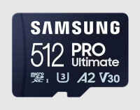 SD MicroSD Card 512GB Samsung SDXC PRO Ulti.(Class10) Read retail