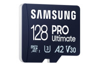 128GB Samsung PRO Ultimate R200/W130 microSDXC UHS-I U3 A2 Class 10 V30 Kit