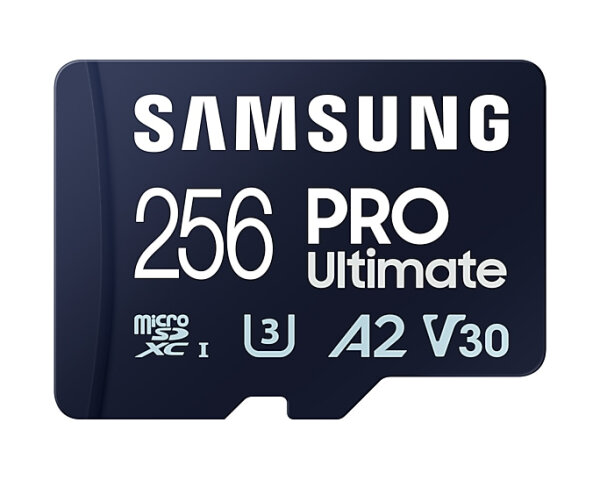 SD MicroSD Card 256GB Samsung SDXC PRO Ulti.(Class10) Read retail