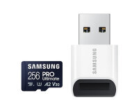 SD MicroSD Card 256GB Samsung SDXC PRO Ulti.(Class10) Read retail