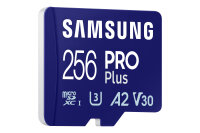 SD MicroSD Card 256GB Samsung SDXC PRO Plus (2023) Reader retail