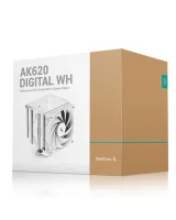 Deepcool AK620 Digital WH Heatpipe CPU Kühler weiß
