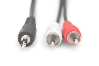 Digitus 3.5mm/2xRCA 1.5m
