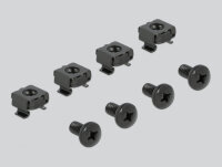 DELOCK 10 Kabelmanagement Bürstenleiste 1 HE schwarz