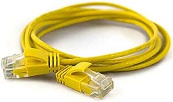 Wantec Patchkabel UTP  CAT6a           d=2,8mm  1,00m gelb