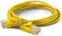Wantec Patchkabel UTP  CAT6a           d=2,8mm  1,00m gelb
