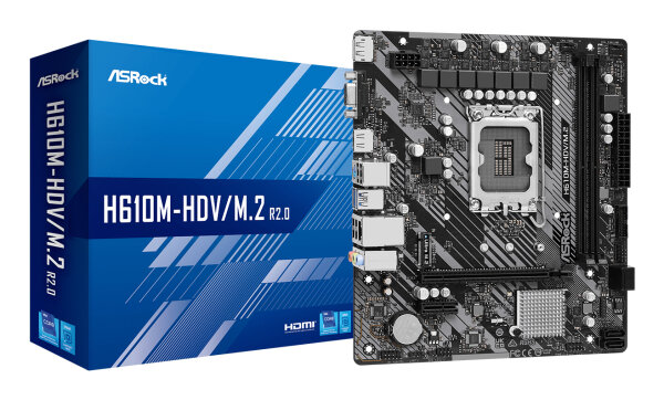 ASRock H610M-HDV/M.2 R2.0       1700 mATX HDMI/DP/D-Sub DDR4 retail