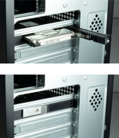 Inter-Tech Wechselrahmen 1xPCI Slot ST-8213PCI für 2,5"Festp