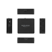 DELOCK S/PDIF TOSLINK Splitter 1 In 3 Out USB Stromversorg.