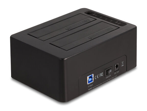 DELOCK USB Dual Dockingstation für 2 x SATA HDD / SSD
