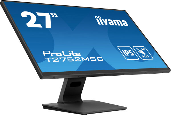 68.6cm (27") Iiyama ProLite T2752MSC-B1 IPS Full-HD Multi Touch Lautsprecher