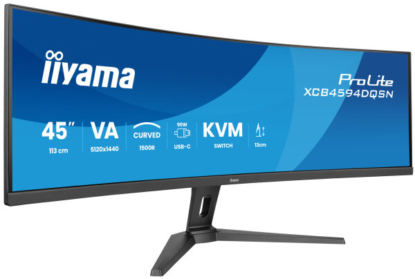 IIYAMA 113cm  (44.5") XCB4594DQSN-B1 32:9 2xHDMI+DP+USB-C Cu retail