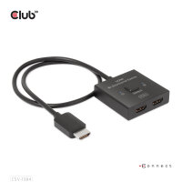 Club3D HDMI Switch 2-in-1 bidirektional   8K60Hz/4K120Hz...