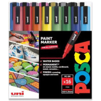 POSCA Marker UNI PC-3M 16er Set