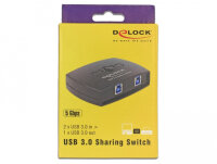 DELOCK Sharing Switch USB3.0 2-1 USB-B Bu > USB-A Bu