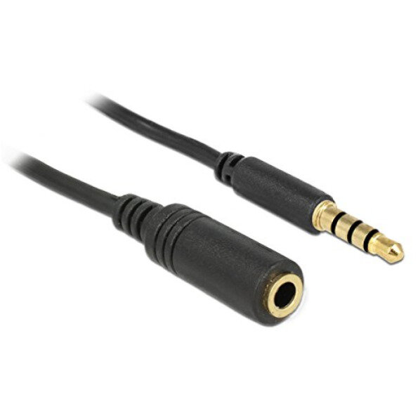 DELOCK Iphone Klinkeverl. 3,5mm -> 3,5mm St/Bu 2.00m 4Pin