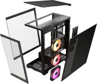 Corsair iCUE LINK 3500X RGB Midi Tower Schwarz