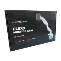 LC-Power Monitorarm bis 49"Diagonale max. 20kg weiß