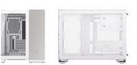 Corsair 2500X Tempered Glass  White/Satin Grey
