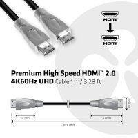 Club3D HDMI-Kabel A -> A 2.0 High Speed 4K60Hz  UHD  1...
