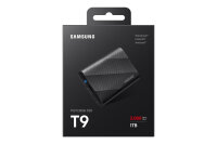 SSD    1TB Samsung Portable SSD T9 USB3.2 Gen.2x2 black retail