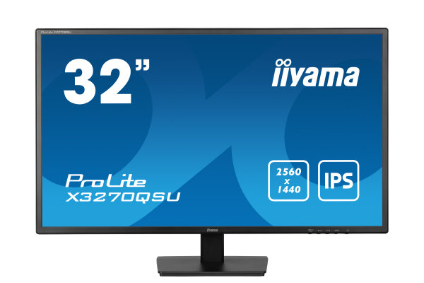IIYAMA 80.0cm (31,5") X3270QSU-B1  16:9  2xHDMI+DP+3xUSB IPS retail