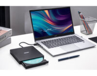 ACER AXD001 Portable SlimLine DVD-Writer USB-C 3.0 / USB-A schwarz