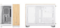 Corsair 2500X Tempered Glass White/Bamboo Wood