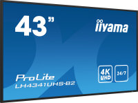 IIYAMA 108cm  (43") LH4341UHS-B2 16:9 3xHDMI+USB IPS 4K retail