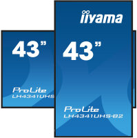 IIYAMA 108cm  (43") LH4341UHS-B2 16:9 3xHDMI+USB IPS 4K retail