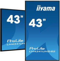 IIYAMA 108cm  (43") LH4341UHS-B2 16:9 3xHDMI+USB IPS 4K retail