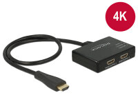 DELOCK HDMI Splitter 1 Eingang -> 2 Ausgänge 4K