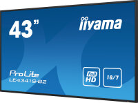 IIYAMA 108cm  (43") LE4341S-B2     16:9  3xHDMI+VGA IPS retail