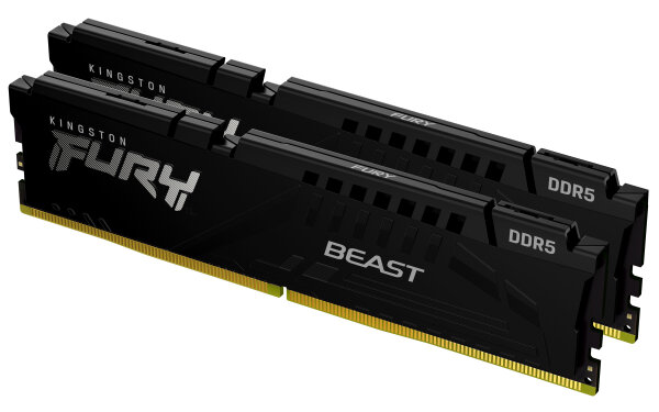 32GB Kingston FURY Beast CL30 2x 15GB DDR5-6000 Kit DIMM DDR5 RAM 6000MHz  schwarz