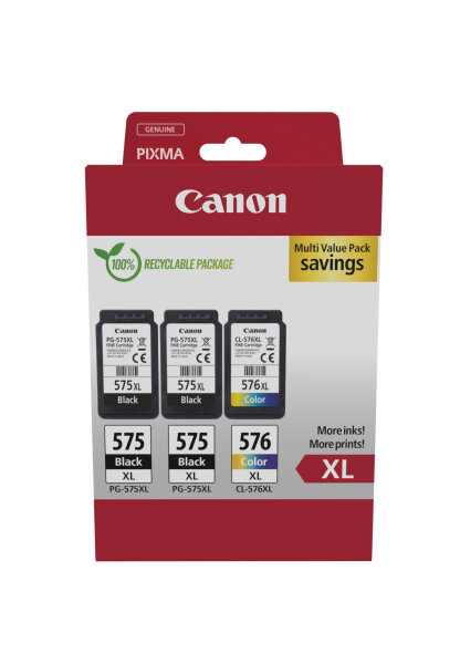 Canon PG-575-XL+CL-576XL Tinte  Black+Color