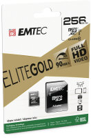 Emtec mSD 256GB UHS-I U1 EliteGold + Adapter
