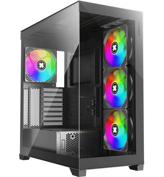 Xilence Gleam XG171 ATX Midi Tower RGB schwarz
