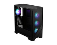 MSI MAG Forge 320R Airflow Midi-Tower Black 49.41l Volumen Glasfenster 4x 120mm ARGB Lüfter